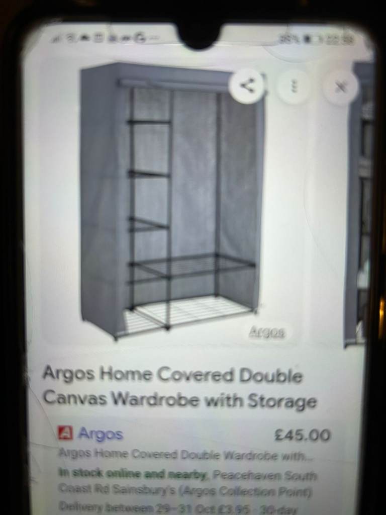 Clothes rail  /wardrobe 