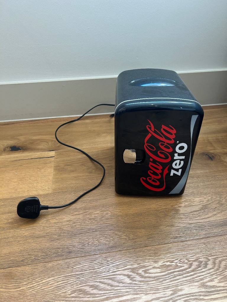 Coca-Cola Zero Branded Portable Mini Fridge