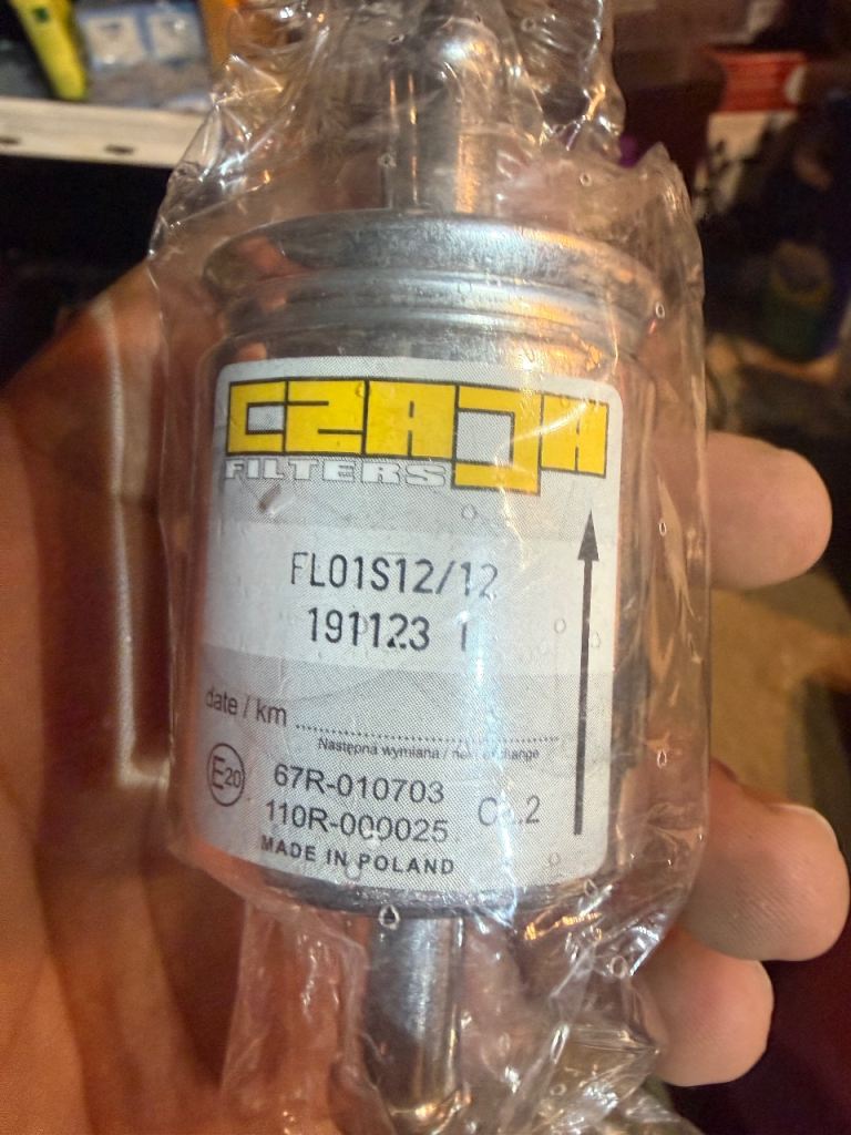 Lpg car gas service filter 