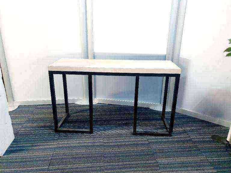 Minimalist Rectangular console table hallway porch table narrow side table