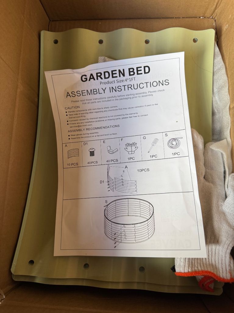 Brand new galvanised garden beds x2