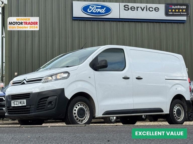 2023 Citroen Dispatch MWB L2H1 Low Roof Enterprise 1400KG 145Bhp Air Con Alloys Sat Nav EURO 6 Pa...