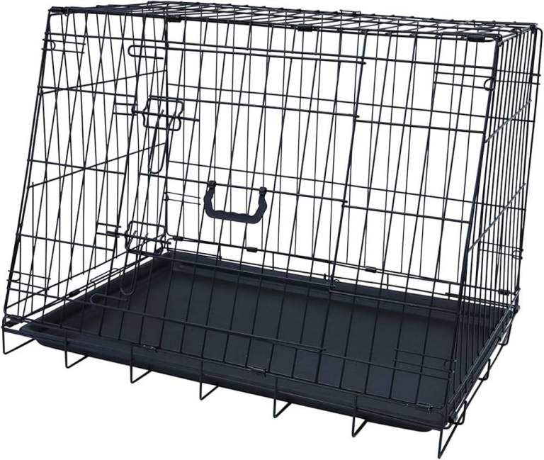 Streetwize Slanted Dog Crate For Car Boot - Medium