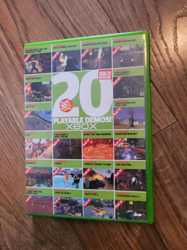 Xbox demo disc 20 games