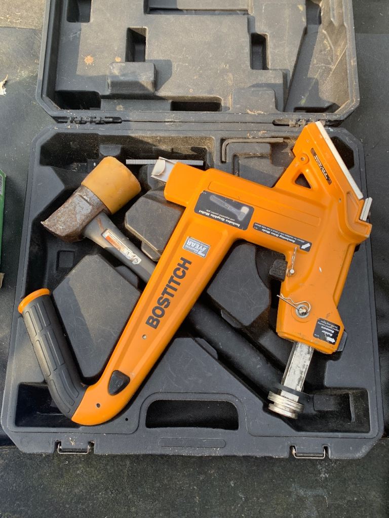 BOSTITCH Nailer/Stapler Kit with Tools and Case