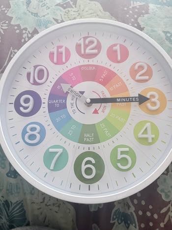 Teach the time wall clock