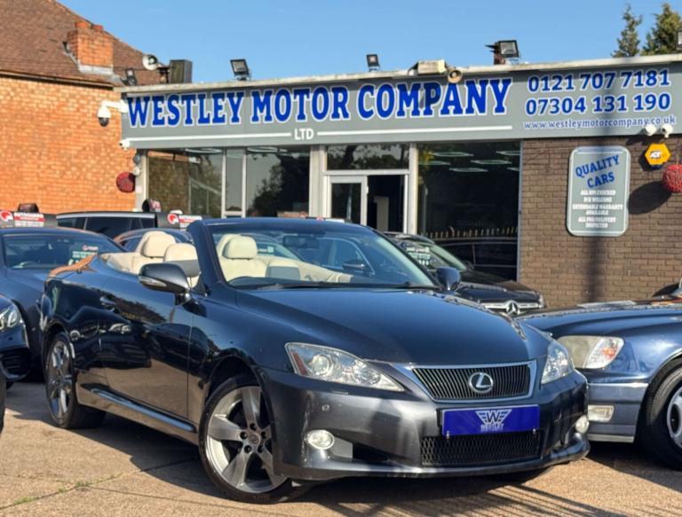 2010 Lexus IS 2.5 250 SE-L Convertible 2dr Petrol Auto Euro 4 (208 ps) Convertible Petrol Automatic