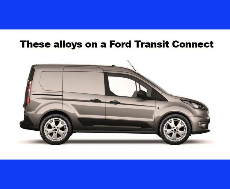 Ford Transit Connect Alloys + tyres