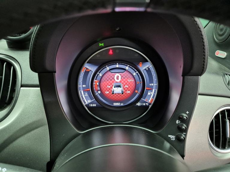 2022 Abarth 595C Turismo Convertible, Leather,Motorhome Tow Car (Braked) A Frame