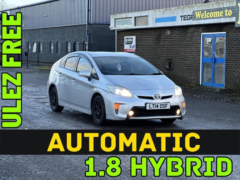 2014 Toyota Prius 1.8 VVTi T3 5dr CVT Auto HATCHBACK Petrol/Electric Hybrid Automatic