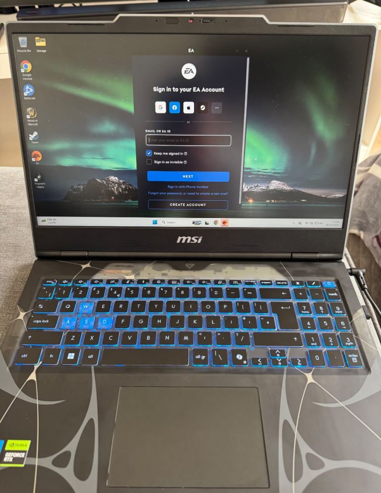 MSI Gaming Laptop Cyborg 15 - Intel Core 7 Series 2 16GB DDR5 RAM 1TB SSD RGB 8GB NVIDIA RTX 5050