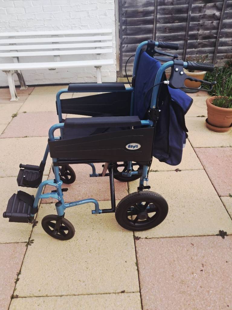 Wheelchair Days Escape Lite + Shopping Bag Lighweight As New 