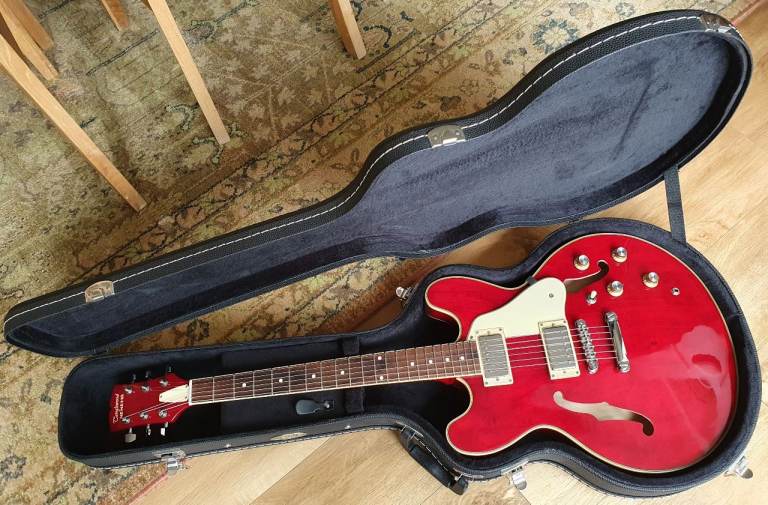 GEWA Guitar Hard Case for Gibson ES335, Epiphone, etc.