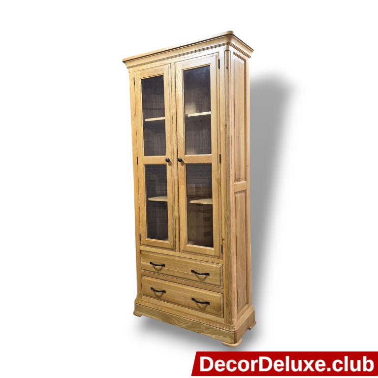 Oak Furniture Land Canterbury Solid Oak Display Unit - Cabinet - Can Deliver 014A