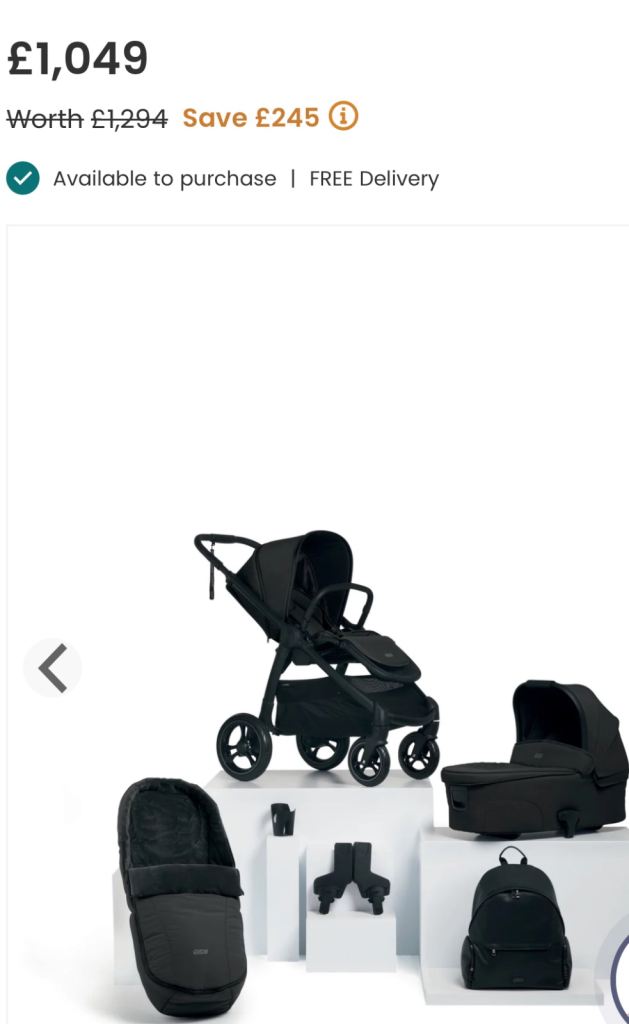 Mama & papas ocarro black 