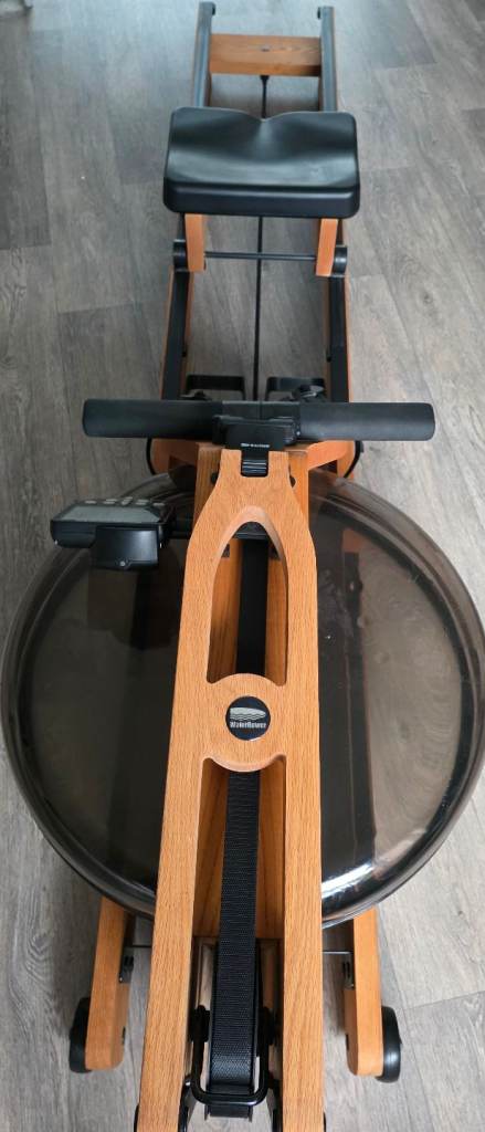 WaterRower S4 Rowing Machine with Performance Monitor + Bluetooth ComModule