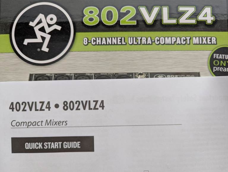 Mackie 802 VLZ4 8 Channel Mixer