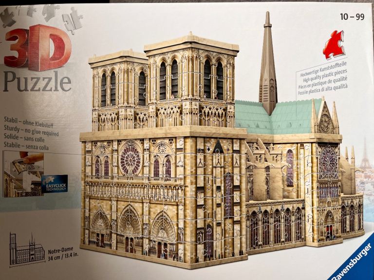 Notre Dame 3D puzzle