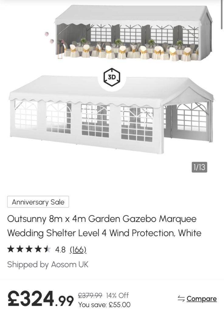 Garden Gazeebo/Marquee
