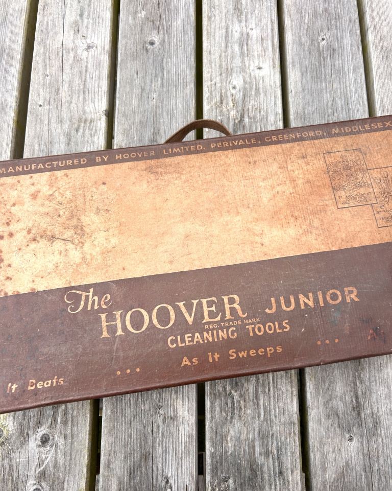 1930s Hoover Vacuum Cleaner Toolkit & Box