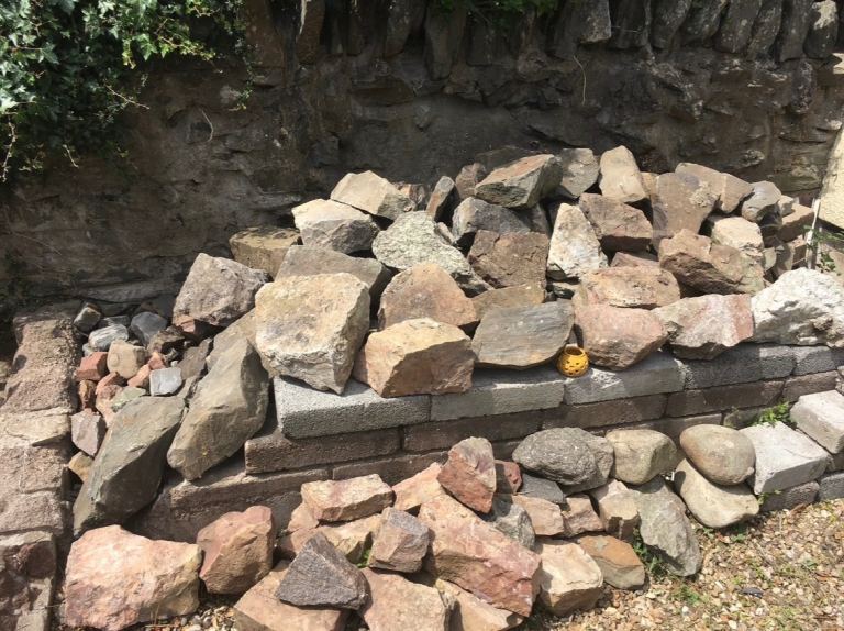 Original garden wall stone - free