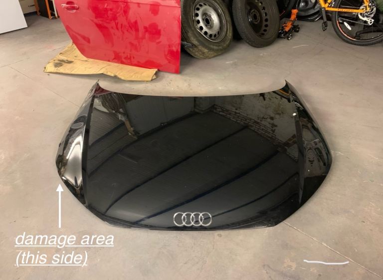 Audi TT Bonnet, MK3 8S Audi TT TTS TTRS Bonnet, 2020 Damaged