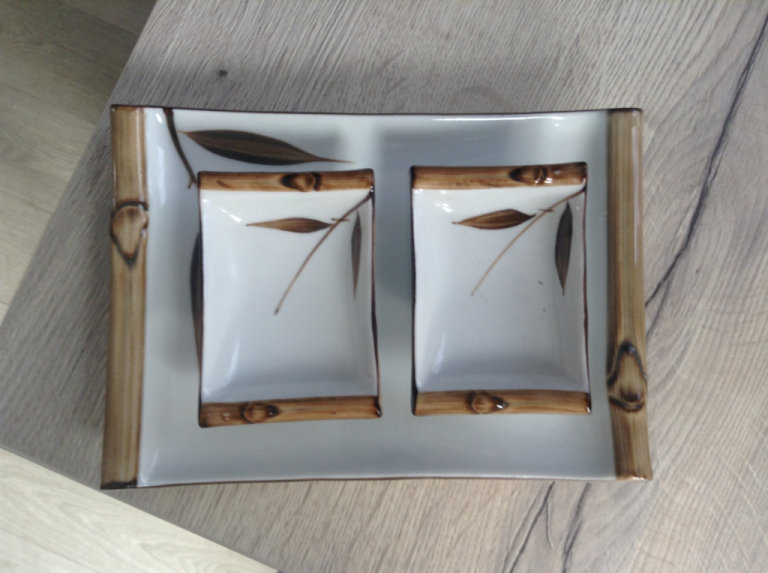 Japanese Small Sushi Plate Set - perfect condition