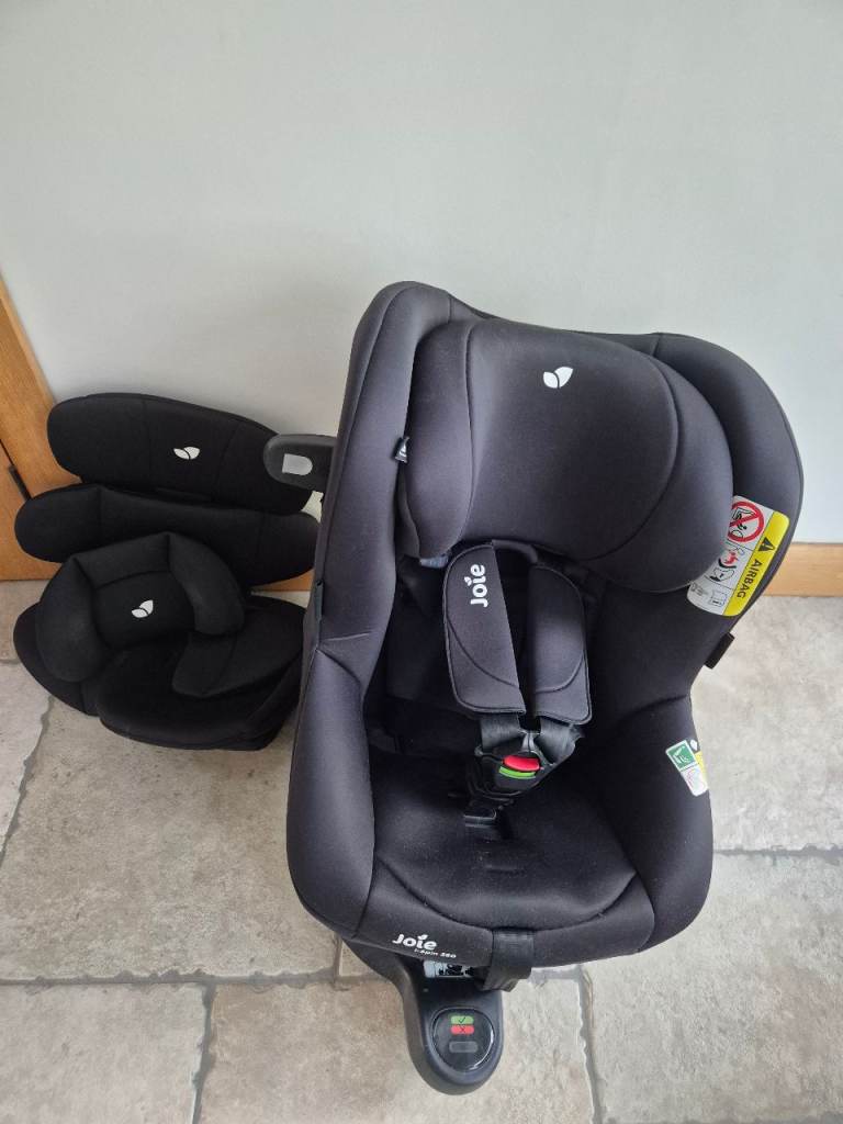 Joie i-Spin 360 Car Seat - Black, Good Condition