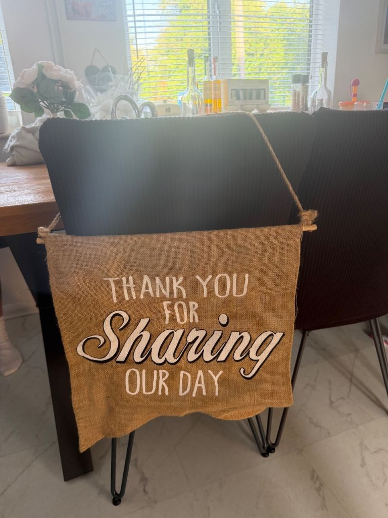 Wedding sign 