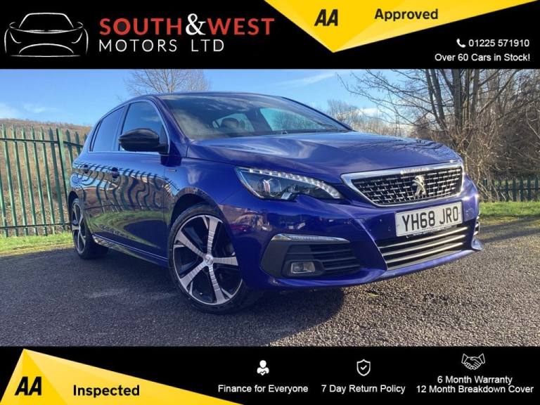 2018 Peugeot 308 1.2 PureTech GT Line Hatchback 5dr Petrol Manual Euro 6 (s/s) (130 ps) Hatchback...