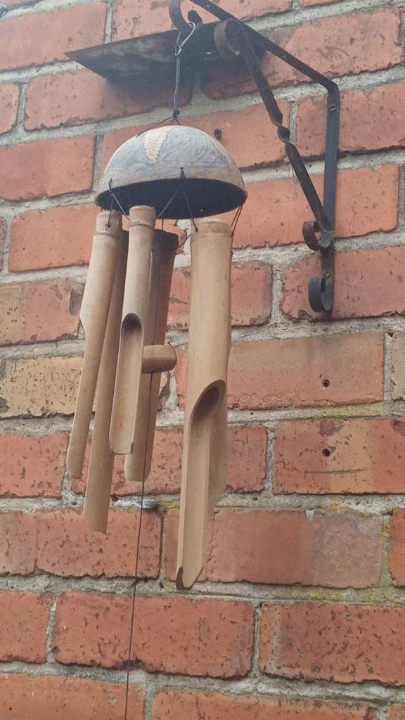 Wind chime large size bamboo ex condition as new £10