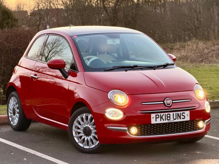 2018 Fiat 500 1.2 Lounge Euro 6 (s/s) 3dr HATCHBACK Petrol Manual