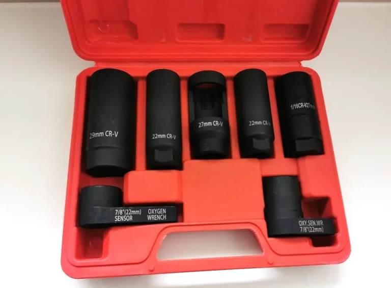 7Pcs Oxygen Lambda Sensor Socket Removal Set 22MM/27MM/29MM For Garage Tool Kit BRAND NEW