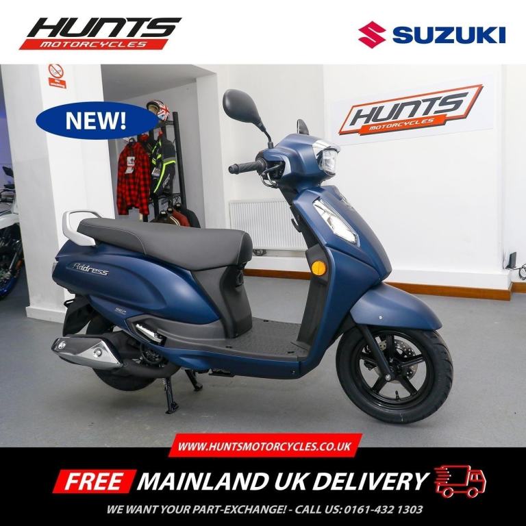 NEW Suzuki Address 125 Learner Legal Scooter. £2,099 On The Road (NO ADDED FEES)