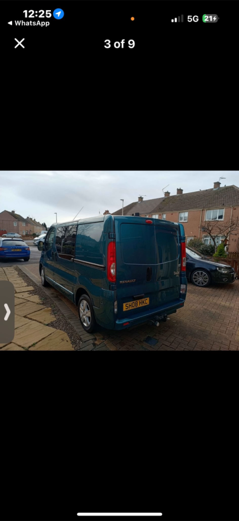 Renault, TRAFIC, Panel Van, 2008, Manual, 1996 (cc)