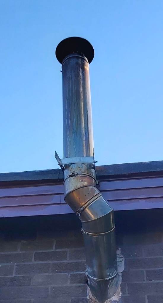 Schiedel wood burner flue/chimney system