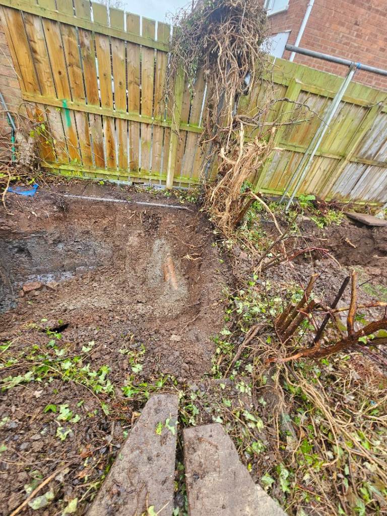 Leak detection/ drainage issues and ground works. Patios and driveways