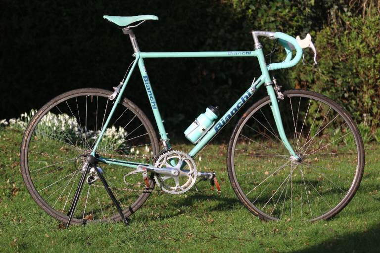 MID 1980'S VINTAGE BIANCHI RACING BIKE,CAMPAGNOLO.