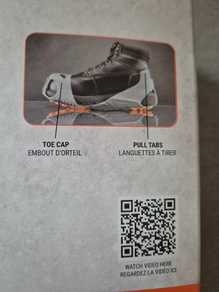 Winter Outdoor Ice Cleats for Walking, Hiking, Climbing - various sizes  