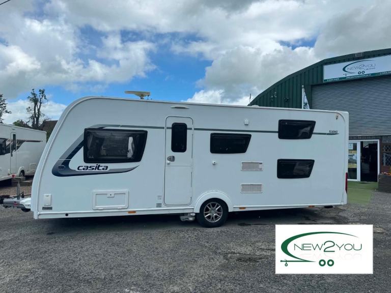 2017 Compass Casita 586 6 Berth FIXED BUNKS Caravan - STOCK H104