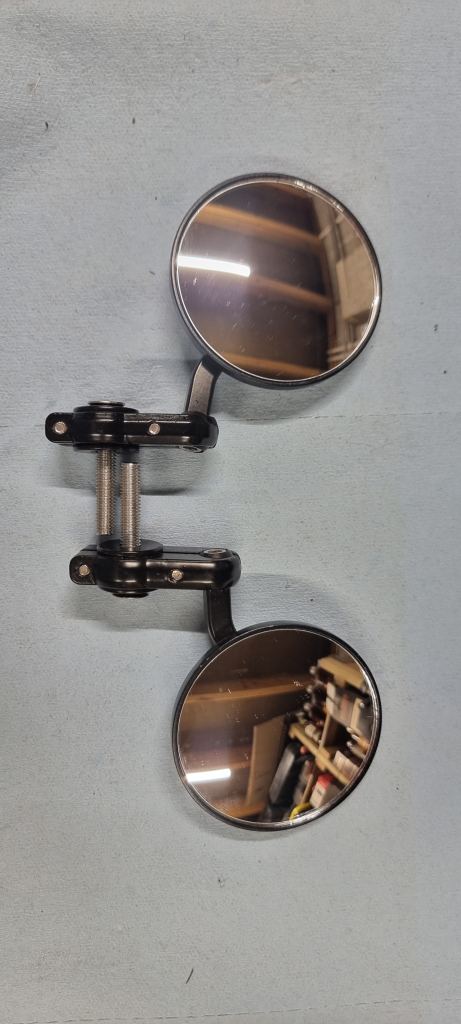 Handle bar end mirrors.