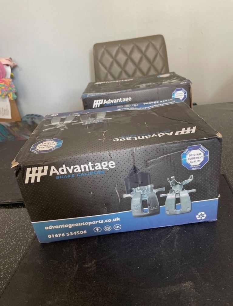 Advantage rear brake calipers fits audi a4