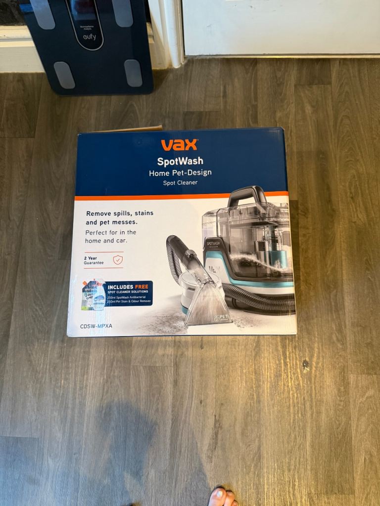 Vax Spotwash Home Pet-Design Upholstery & Carpet Spot Cleaner CDSW-MPXA