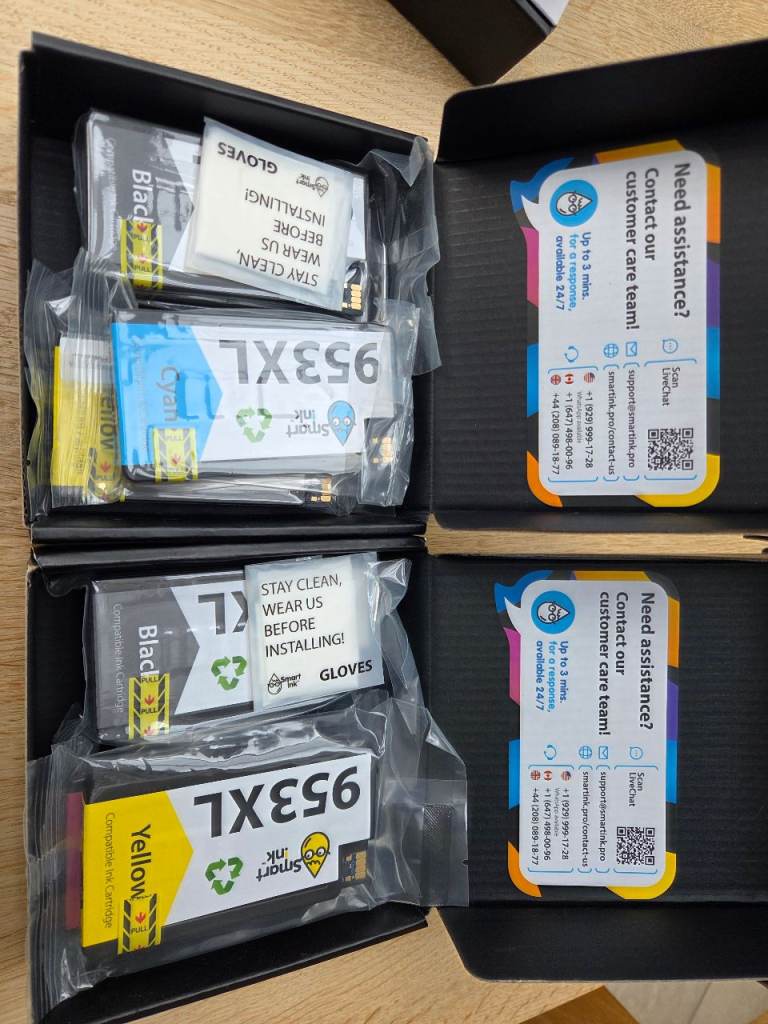 HP Inkjet 935XL Black and Colour CMYK Ink Cartridges - Bundle packs