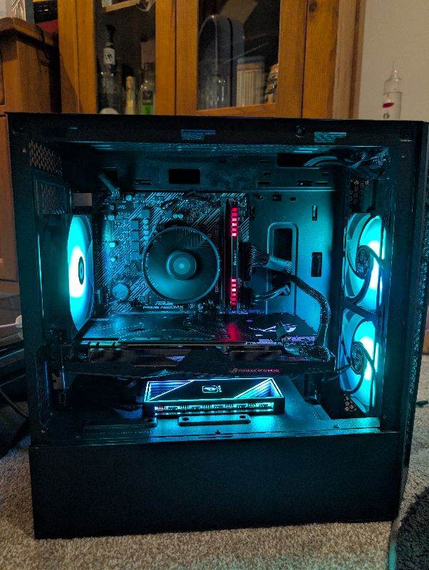 Custom RGB Gaming PC - Ryzen 5 / GTX 1080 8GB / 16GB RAM / 500GB SSD + 1TB HDD / Windows 11