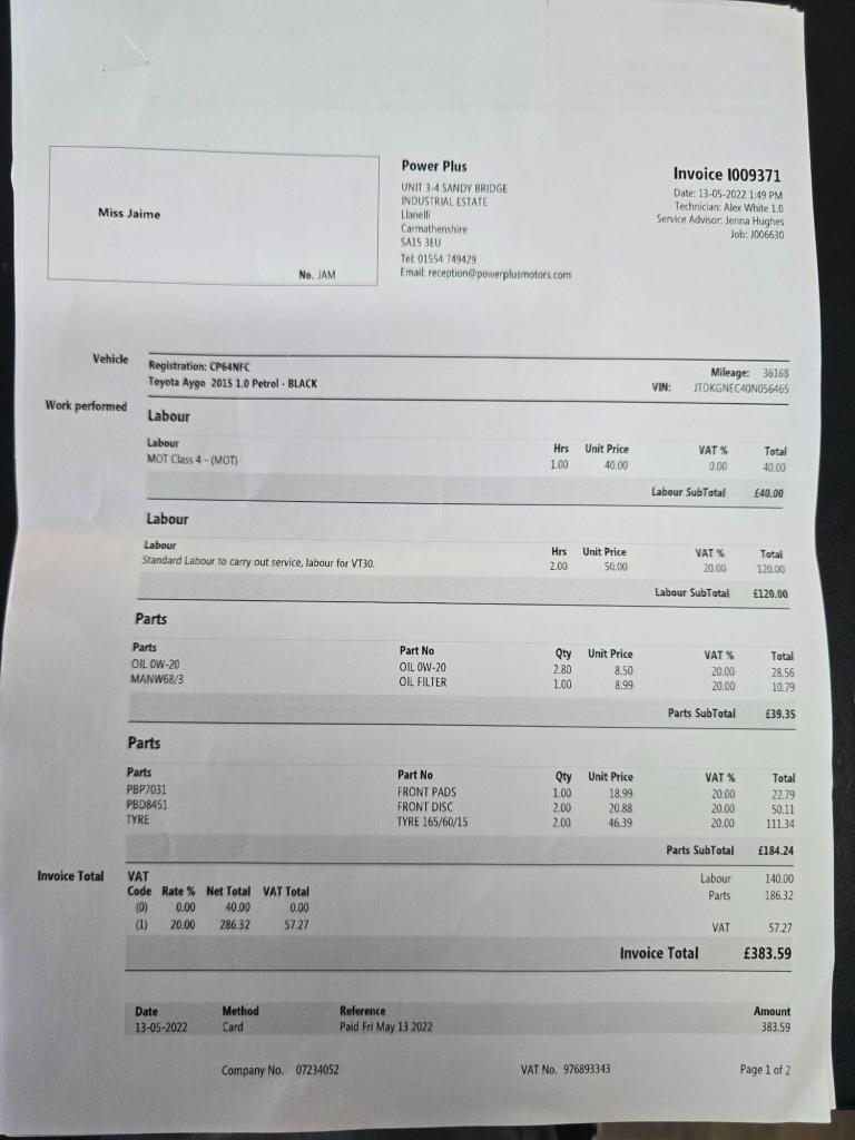 2015 Toyota AYGO 1.0 VVT-i x-clusiv Euro 5 5dr Euro 5 HATCHBACK Petrol Manual