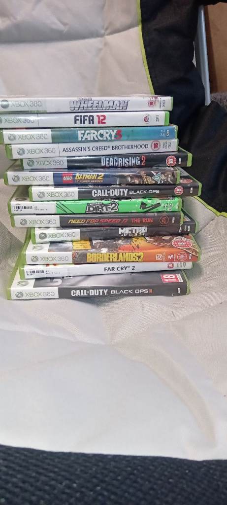 Xbox 360 Games Bundle – 14 Titles, Good Condition