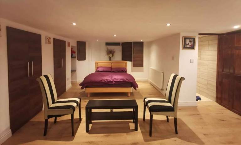 Open Plan Basement Studio Room