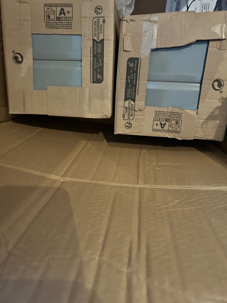 Brand new grey gloss metro tiles 