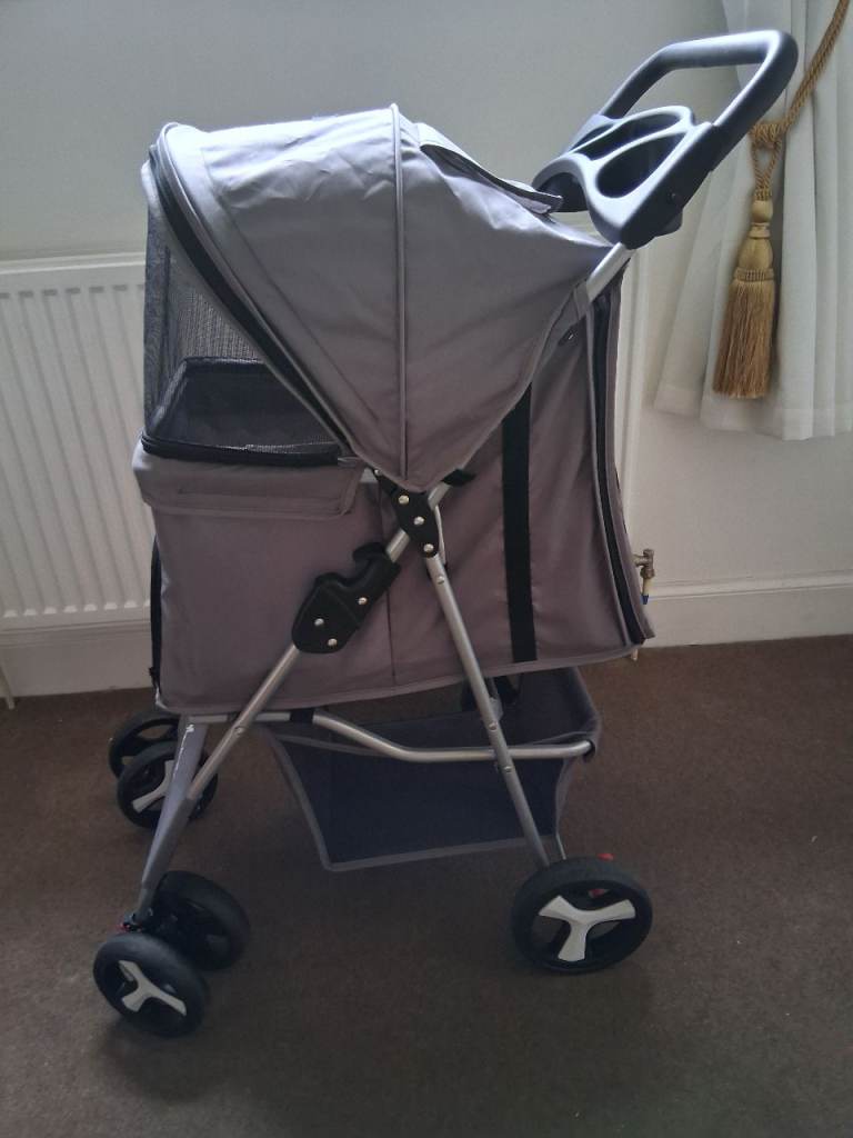 Pet Dog Cat Stroller Buggy Pram